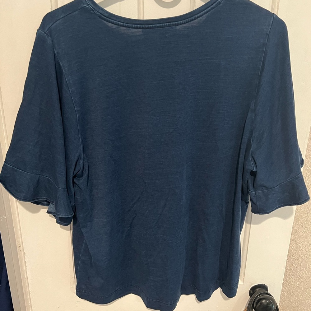 Chicos Embroidered Top - Picture 2 of 5
